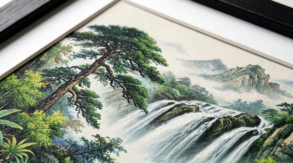 Sapphire Nights - Cosmic Wonder Canvas - Canvas Texture