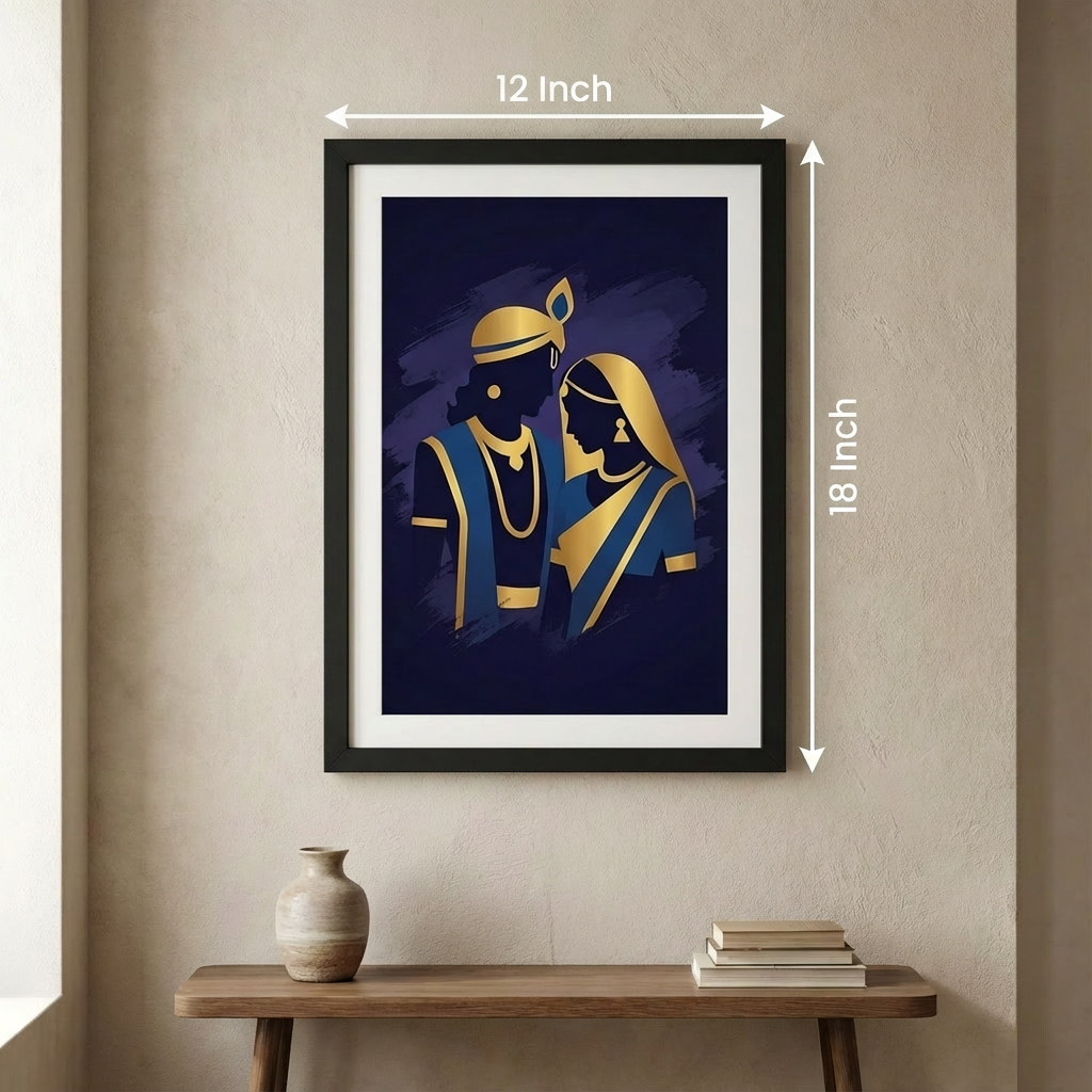 Minimalist Silhouette Of Canvas - Size Dimensions