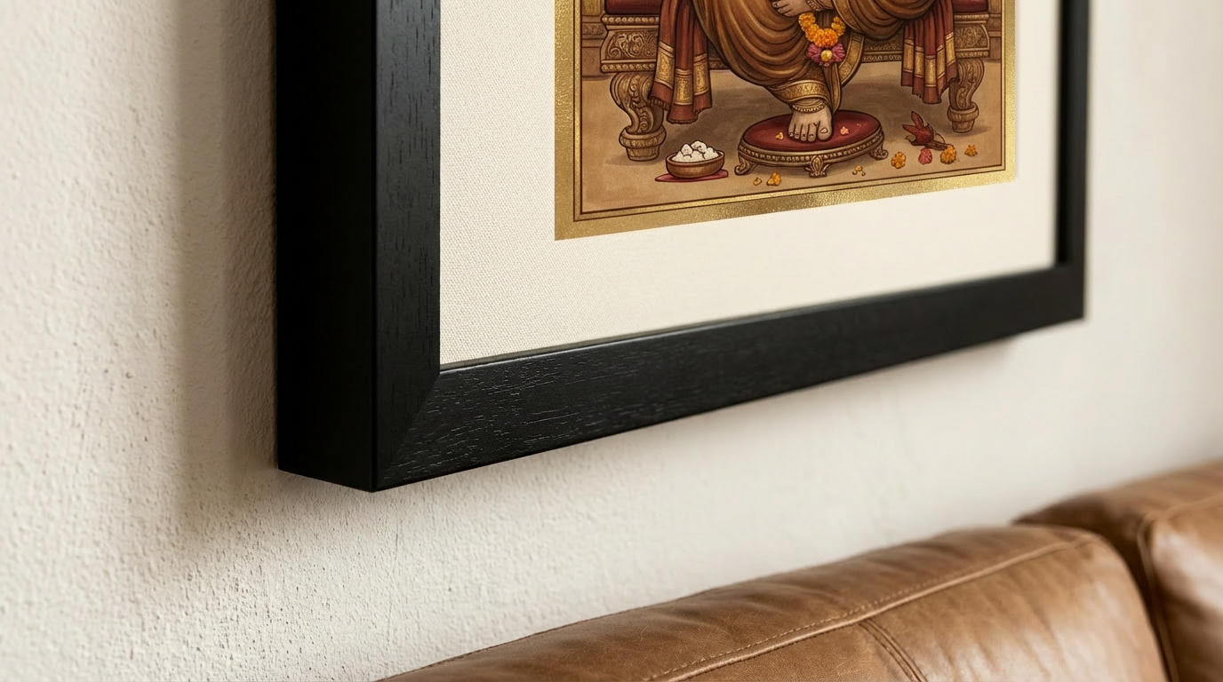 Pearl Essence - Delicate Artistry Canvas - Frame & Edge Detail