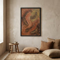 Earthy Terracotta And Canvas - Meditation corner with