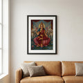 Raja Ravi Varma Canvas - Living Room Setting
