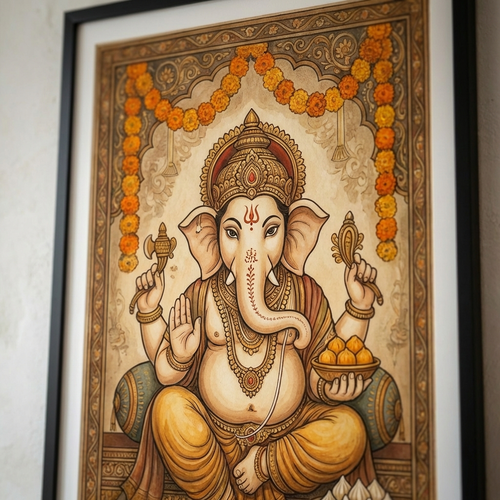 Celestial Dreams - Abstract Gallery Canvas - Artwork Close-Up