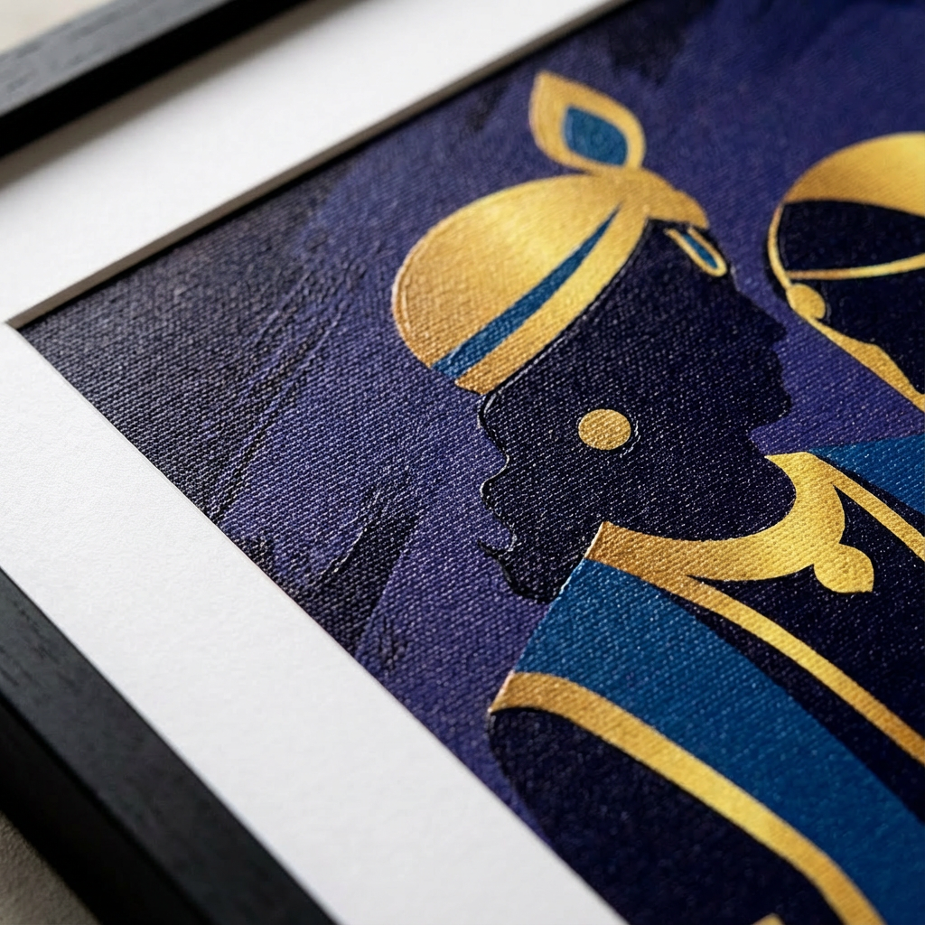 Minimalist Silhouette Of Canvas - Canvas Texture