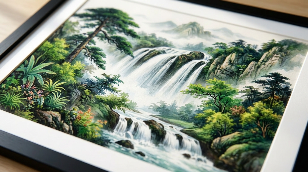 Sapphire Nights - Cosmic Wonder Canvas - Artwork Close-Up