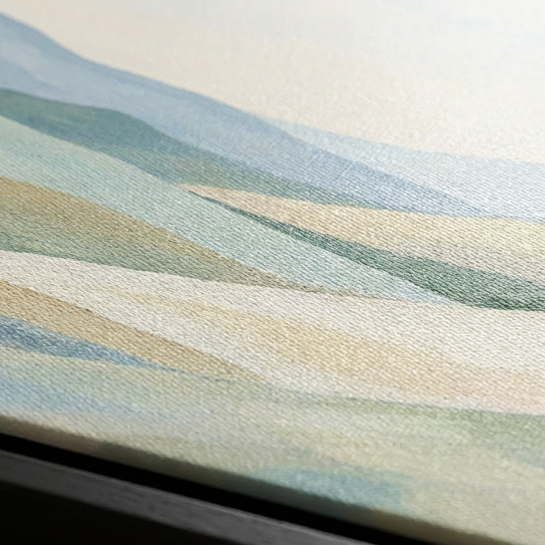 Rose Quartz - Soft Romance Canvas - Texture Detail